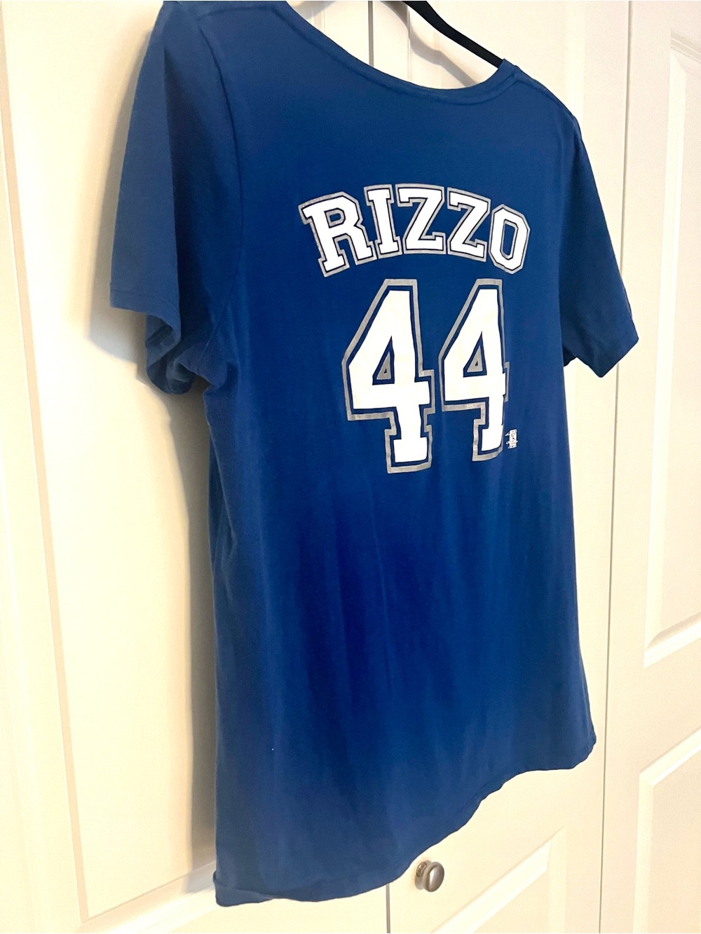 Official MLB Chicago Cubs Women’s V-Neck Tee, Anthony Rizzo 44 - Picture 9 of 10